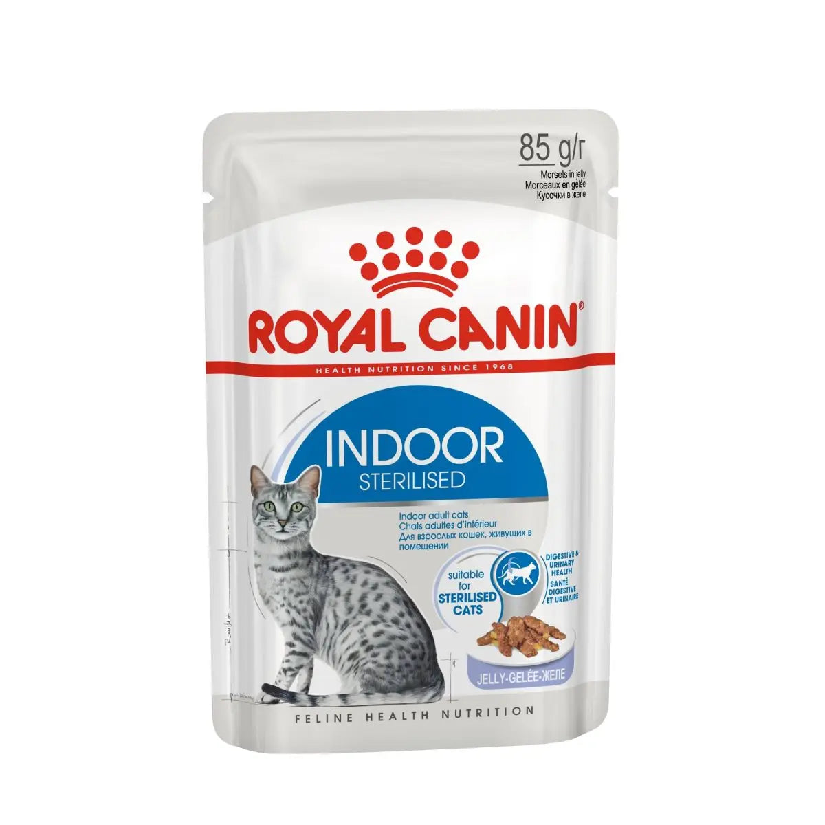 Royal Canin Cat Indoor Sterilised  in Jelly Pouches 12 x 85g product image