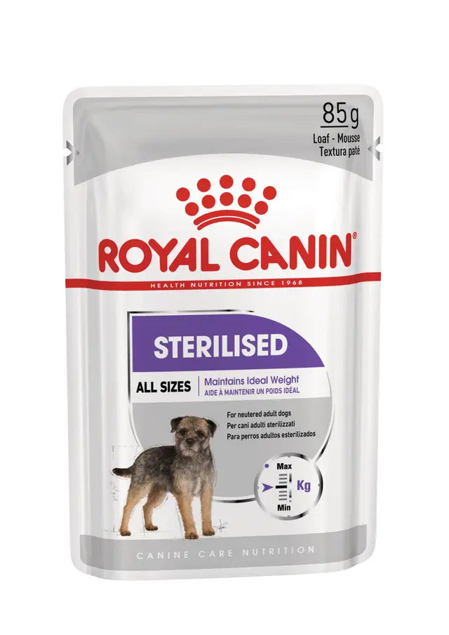 Royal Canin Dog Sterilised Loaf Pouches 12 x 85g product image