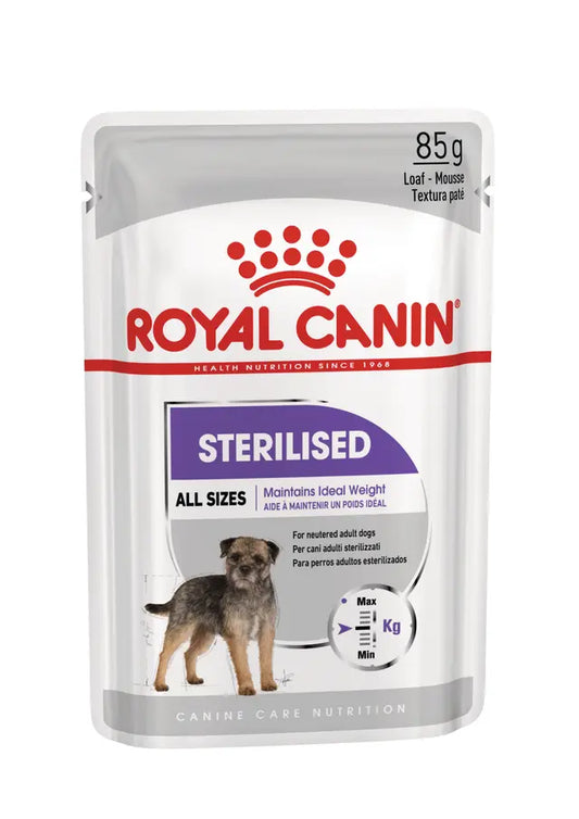Royal Canin Dog Sterilised Loaf Pouches 12 x 85g product image