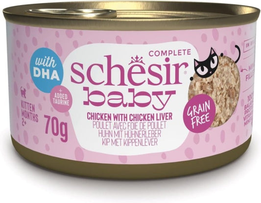 Schesir Baby Wholefood Chicken With Chicken Liver 70g product image