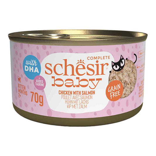 Schesir Baby Wholefood Chicken With Salmon 70g product image