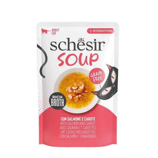 Schesir Soup Salmon With Carrots 40g product image