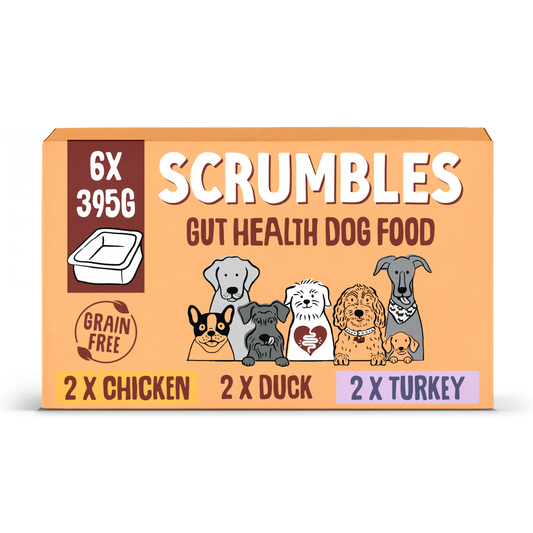 Scrumbles Wet Dog Food Chicken, Duck, Turkey 6x395g product image