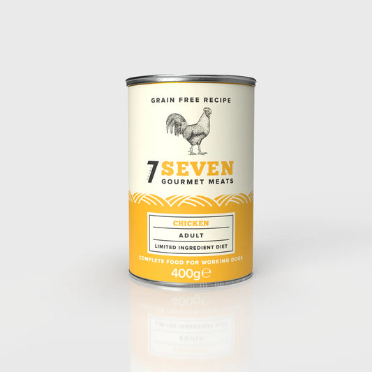 Seven Gourmet Meats Cans Adult Chicken 400g product image