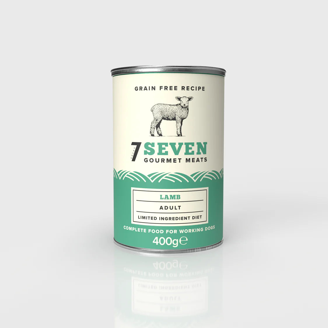 Seven Gourmet Meats Cans Adult Lamb 400g product image