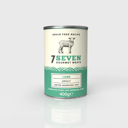 Seven Gourmet Meats Cans Adult Lamb 400g product image