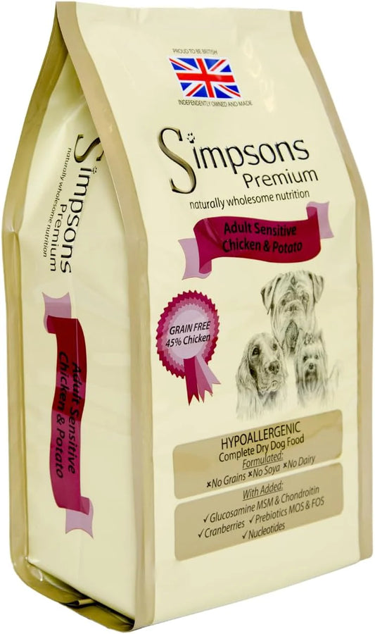 Simpsons Adult Sensitive Chicken & Potato 12kg product image