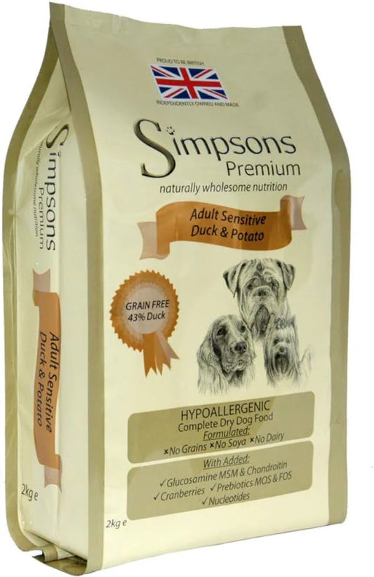 Simpsons Adult Sensitive Duck & Potato 12kg product image