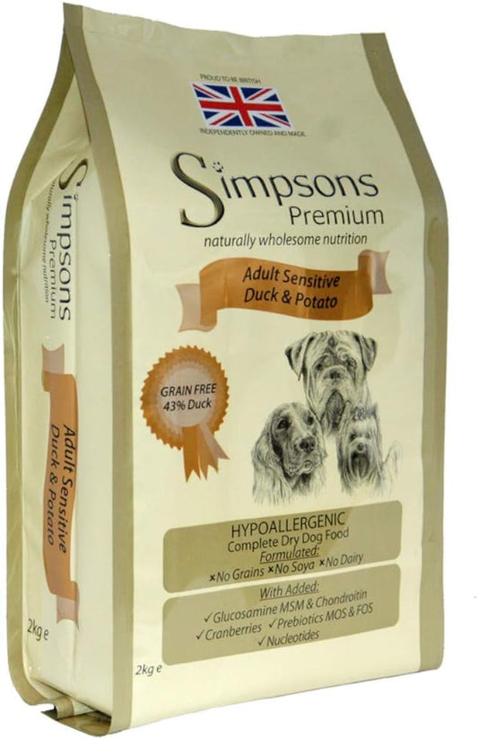 Simpsons Adult Sensitive Duck & Potato 2kg product image