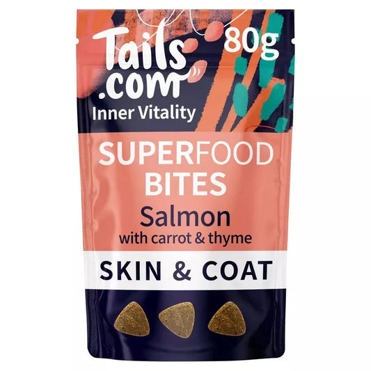 Tails.com Inner Vitality Superfood Bites Salmon 80g product image