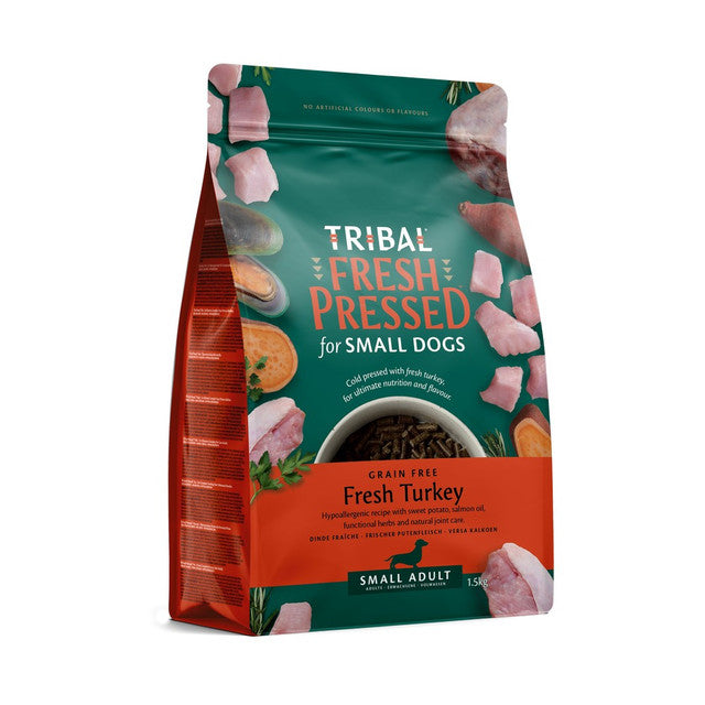 TRIBAL FRESH PRESSED - Adult Small Breed Turkey 1.5kg product image