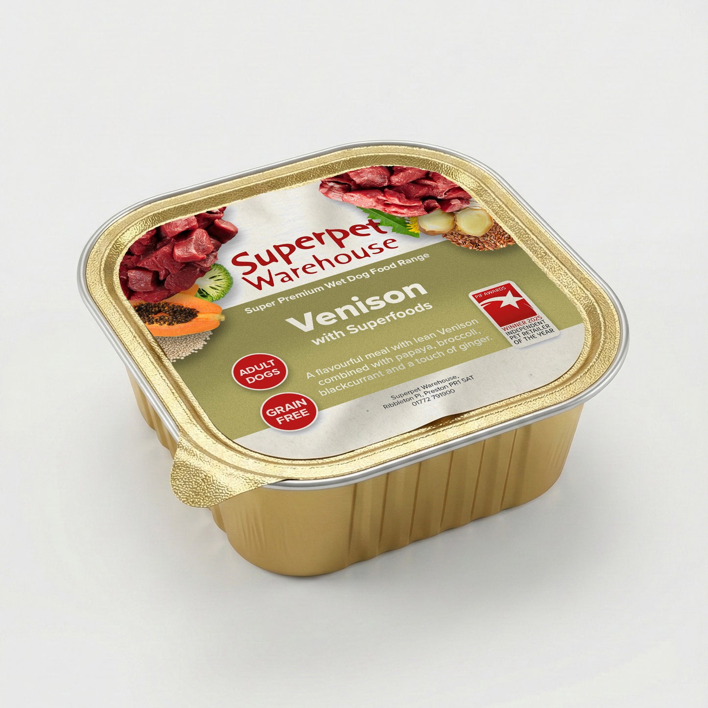 Superpet Wet Tray Venison Feast 300g