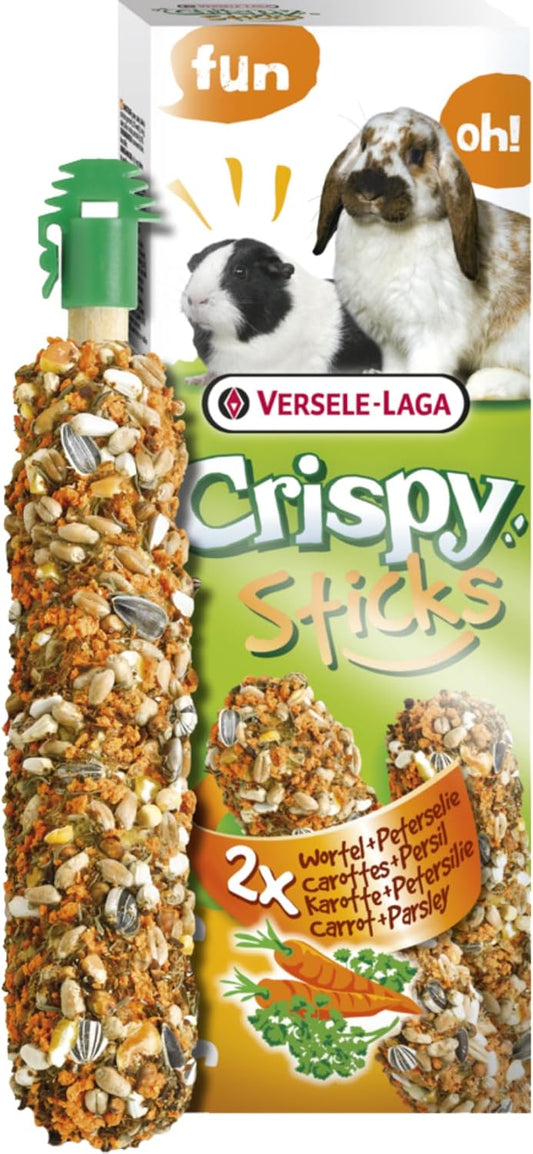 Versele Laga Crispy Sticks Rabbit & Guinea Pig Carrot 2pk product image