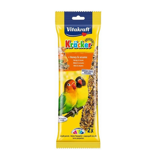 Vitakraft African Parrot & Lovebird Small Breed Honey Sticks 2pk product image
