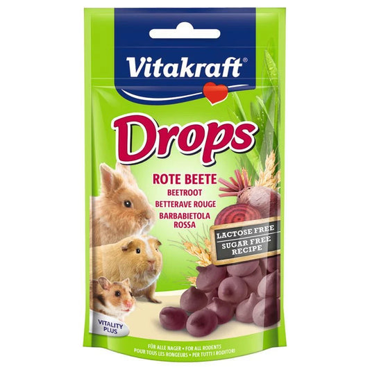 Vitakraft Beetroot Drops Small Animal 75g product image