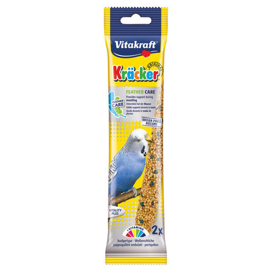 Vitakraft Budgie Kracker Feather Care Sticks 2pk product image