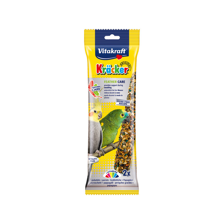 Vitakraft Cockatiel/Parrot Feather Care Kracker 180g product image