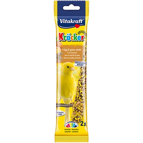 Vitakraft Kracker Canary Egg & Grass Seeds 60g product image