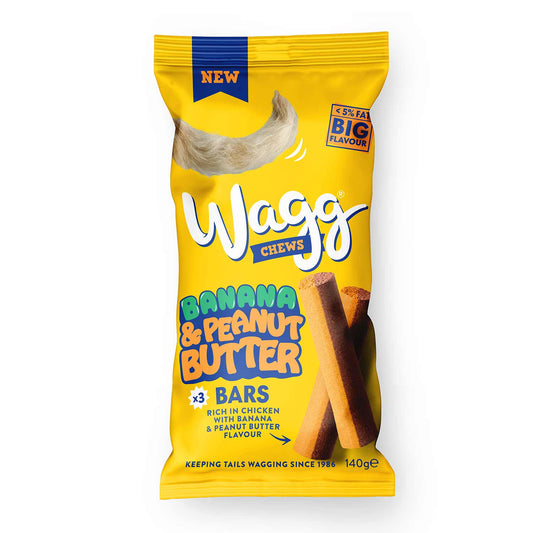 Wagg Dog Chews Banana & Peanut Butter 130g product image