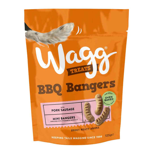 Wagg Treats BBQ Bangers 125g product image