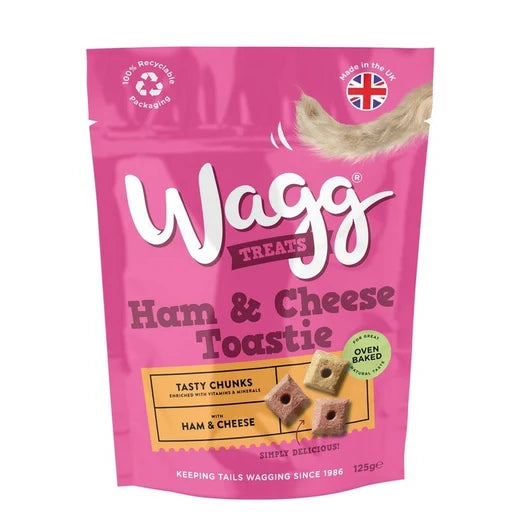 Wagg Treats Ham And Cheese Toastie 125g product image