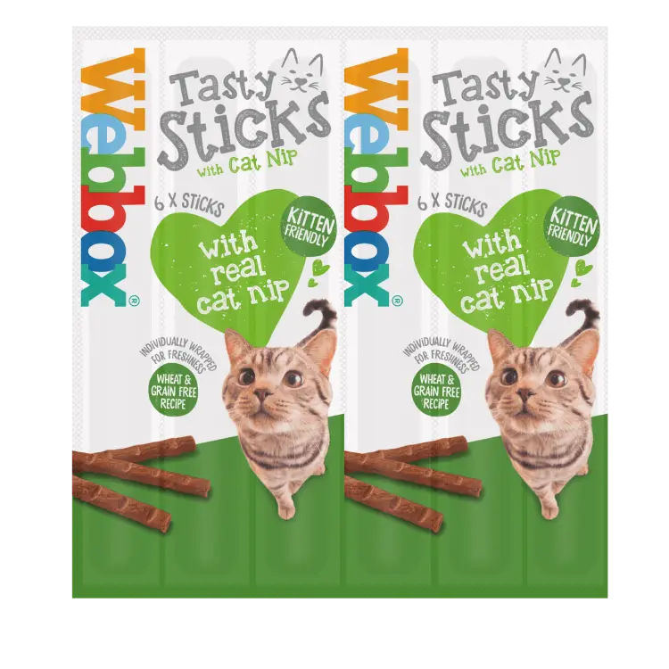Webbox Cats Delight Sticks Chicken with Catnip 6 Pack product image