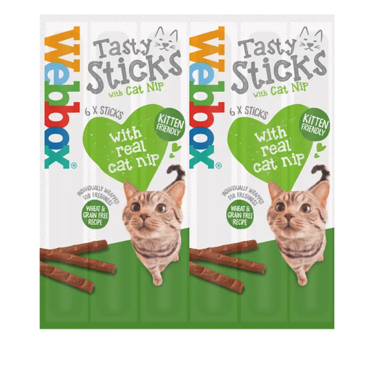 Webbox Cats Delight Sticks Chicken with Catnip 6 Pack product image