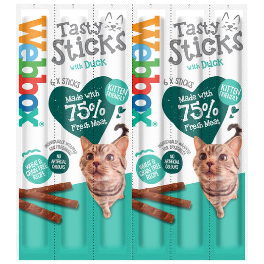 Webbox Cats Delight Tasty Sticks with Duck 6 Pack product image