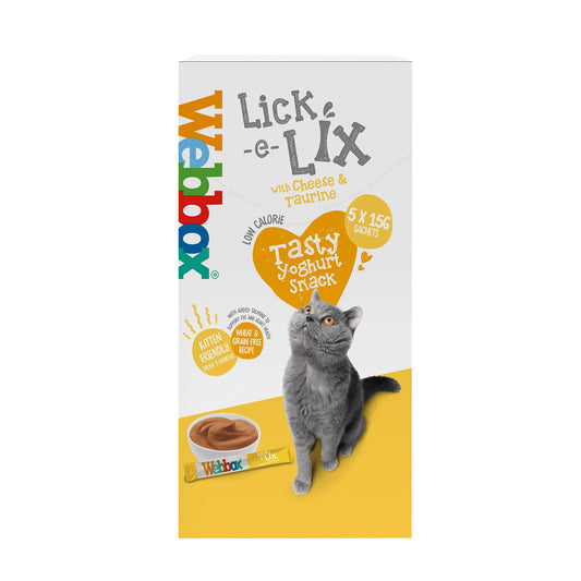 Webbox Cats Lick-E-Lix Cheese 5 X15g product image