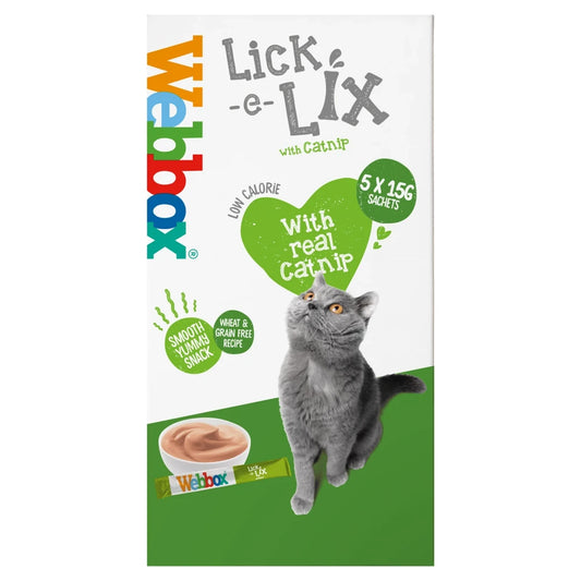 Webbox Cats Lick E Lix With Catnip 5 X 15G product image