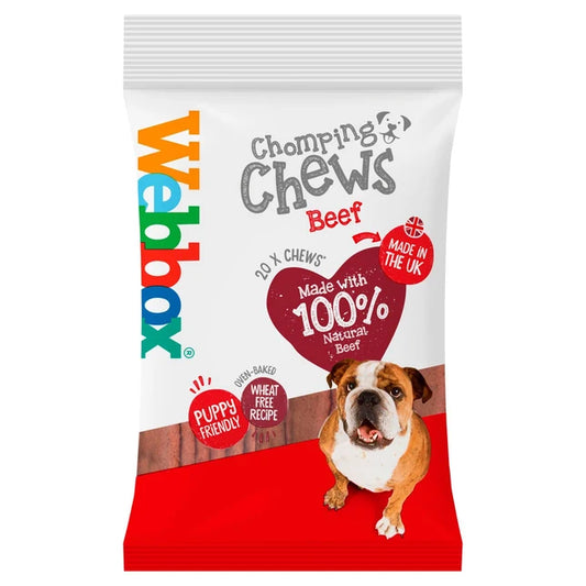 Webbox Chomping Chews 20 Pack Beef 200g product image