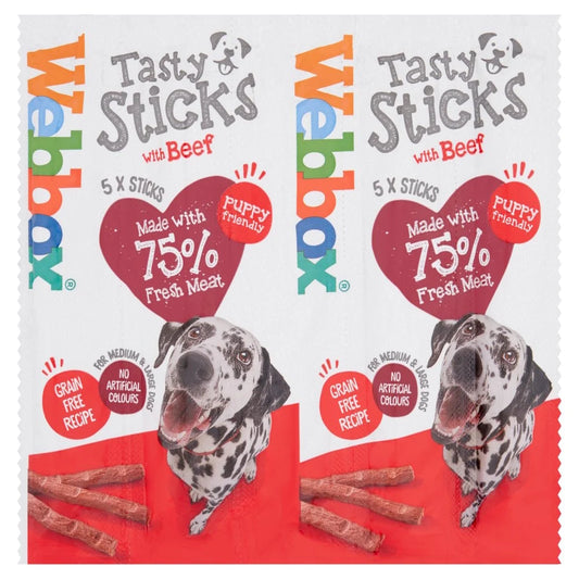 Webbox Dog Tasty Sticks Large Beef 5 Pack product image