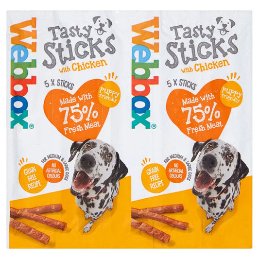 Webbox Dog Tasty Sticks Large Chicken 5 Pack product image
