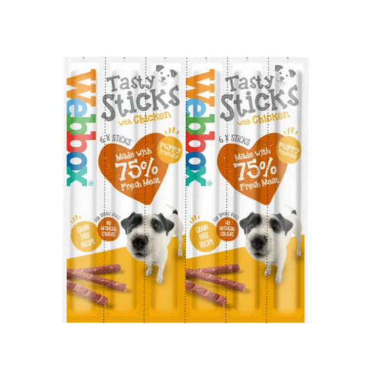 Webbox Dog Tasty Sticks Small Chicken 6 Stick product image
