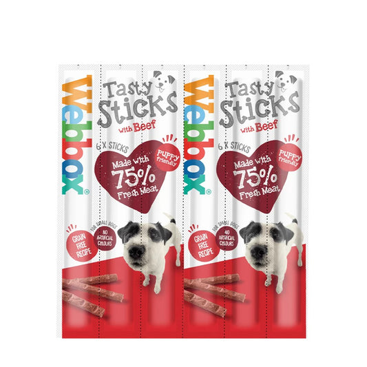 Webbox Small Dog Delight Sticks Beef 6 Sticks product image