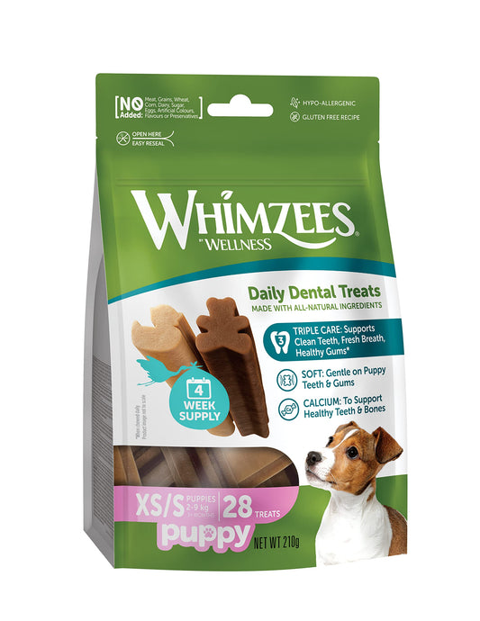Whimzees Puppy Dental Treats XS/S 28pck product image