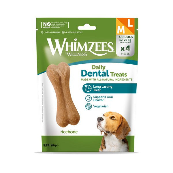 Whimzees Ricebone M/L 4pk product image