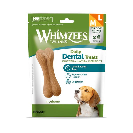 Whimzees Ricebone M/L 4pk product image