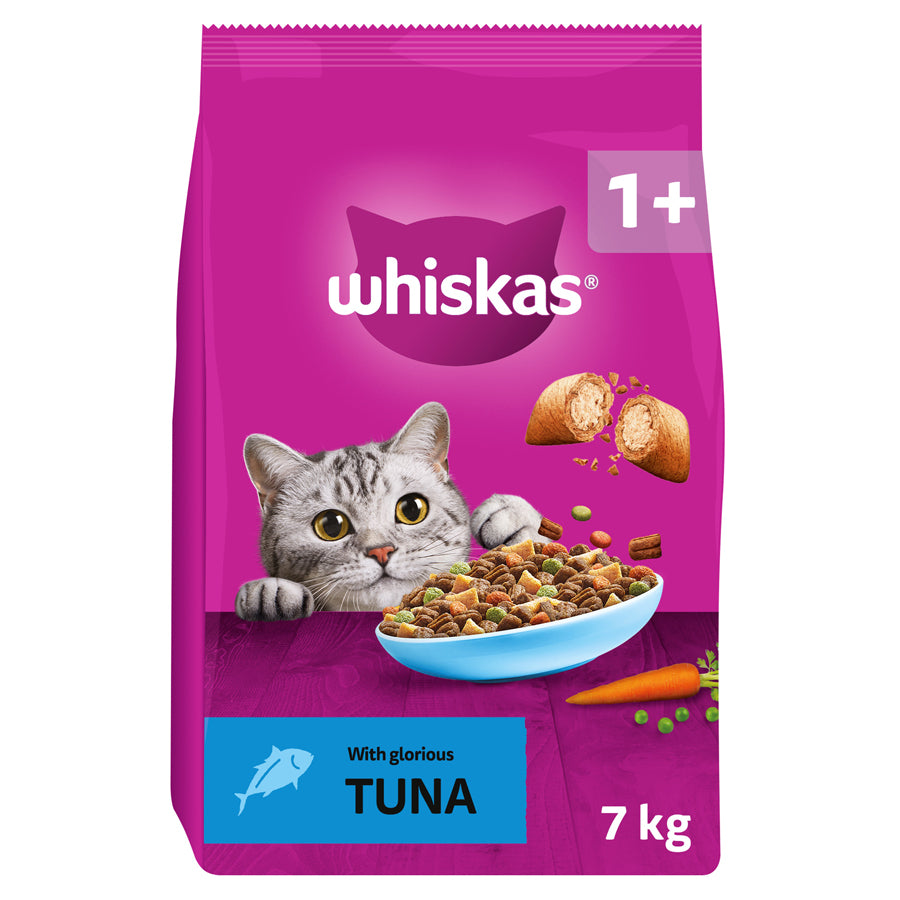 Whiskas 1+ Cat Complete Dry With Tuna 7kg product image