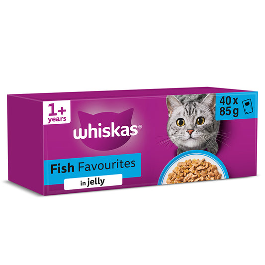 Whiskas Fish Favourites in Jelly 40x85g product image