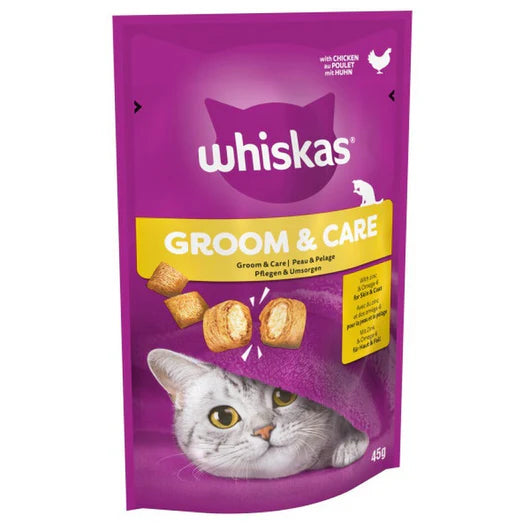 Whiskas Groom & Care Cat Treats 45g product image