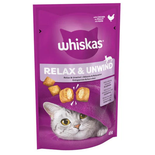 Whiskas Relax & Unwind Cat Treats 45g product image