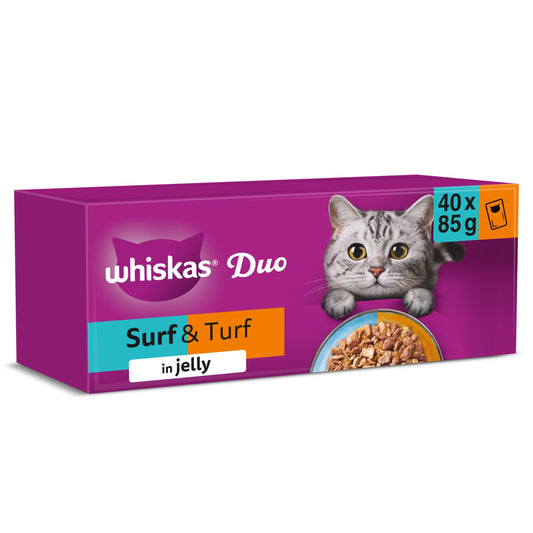 Whiskas Surf & Turf in Jelly 40x85g product image
