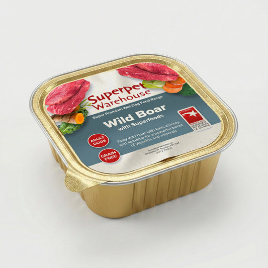 Superpet Wet Tray Wild Boar Feast 300g