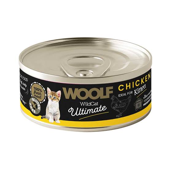Woolf Canned Catfood - Kitten Chicken Pate product image