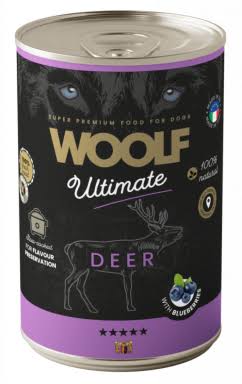 Woolf Canned Dogfood - Deer with blueberries product image