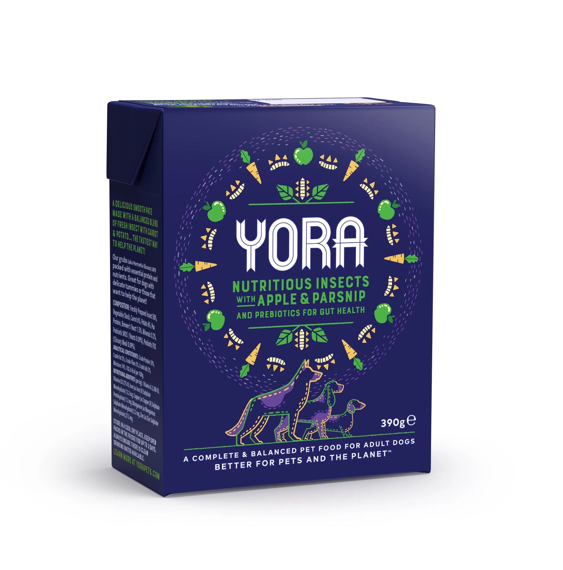 YORA Dog Pate Apple & Parsnips 390g product image