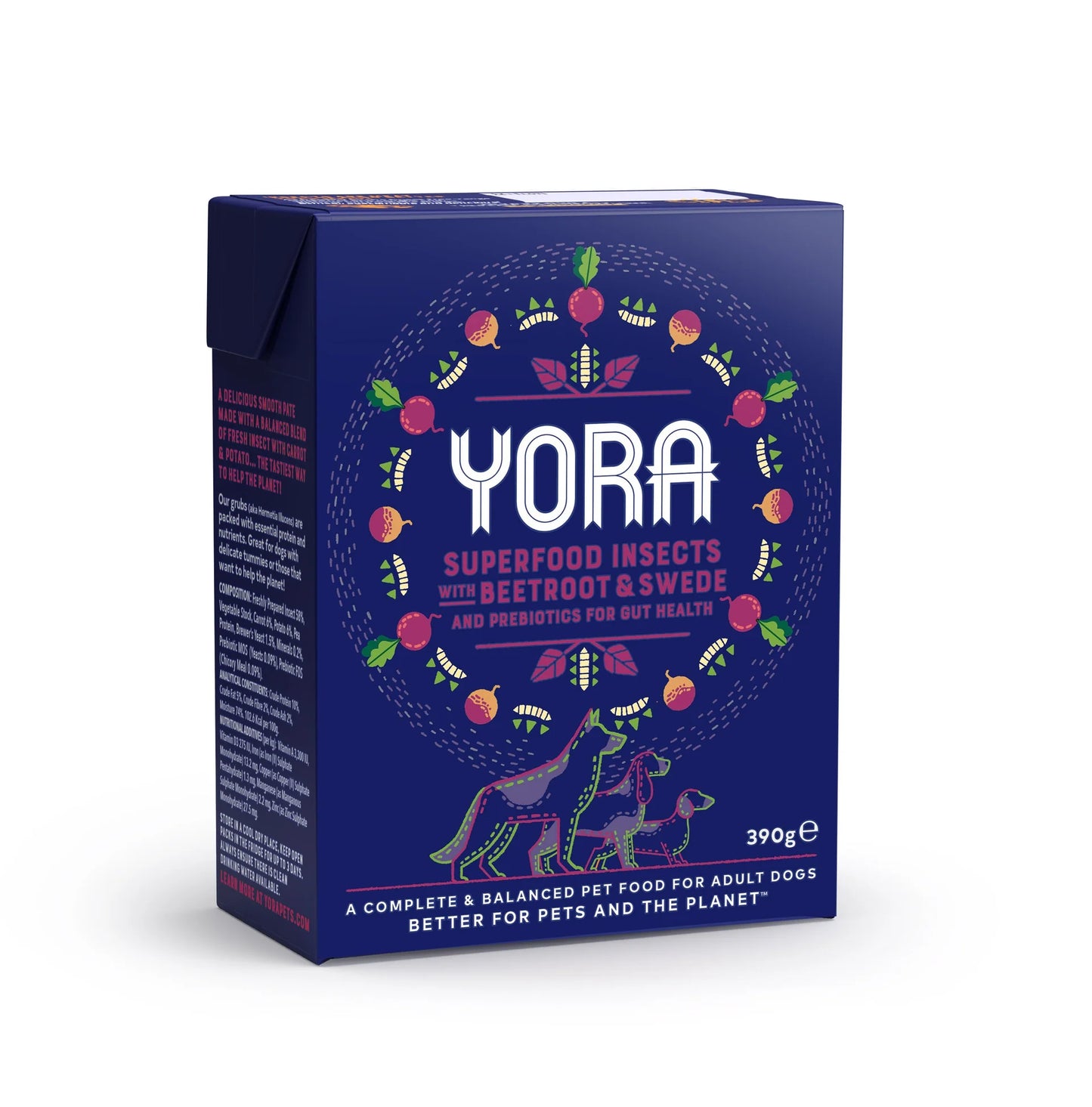YORA Dog Pate Beetroot & Swede 390g product image